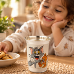Tom & Jerry Silver Glass for Kids – Wholesome Tom and Jerry Snack Time
