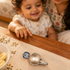 Doraemon Silver Feeder Spoon for Babies – Cosy Family Mealtime with Doraemon Cup