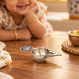 Doraemon Silver Feeder Spoon for Babies – Doraemon Feeding Cup and Cheerful Toddler