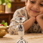 Silver Teether Toy for Babies – Silver Ritual Stand and Curious Smile