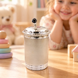 Unicorn Silver Straw Sipper for Kids – Silver Cup in a Cosy Nursery