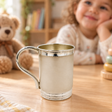 Lion Silver Cup for Kids – Shimmering Cup in a Cosy Nursery