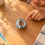 Silver Teether Toy for Babies – Curious Child and Jerry Metal Compact