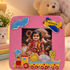 Pink Silver Photo Frame for Baby – Cozy Pink Nursery Photo Frame