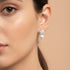 Lunelle CZ Pearl Studs