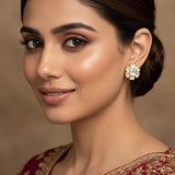 Pushpa Polki Bloom Studs