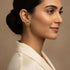 Emerald Aura Temple Studs