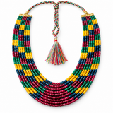 Men's Multicolour Handcrafted Beaded Statement Mala