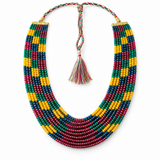 Men's Multicolour Handcrafted Beaded Statement Mala