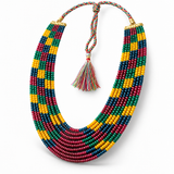 Men's Multicolour Handcrafted Beaded Statement Mala