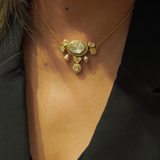 Far-Sized Polki Statement Necklace