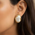 Geometric Indo-Western Pearl Studs