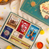 All-in-One Rakhi Celebration Gift Box | 2gm Silver Coin, Sweet Treats & Fun Games
