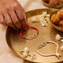 Veera Studded 925 Silver Rakhi