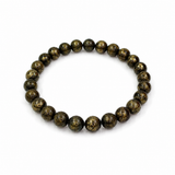 Midnight Edge Beaded Men's Bracelet