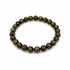 Midnight Edge Beaded Men's Bracelet