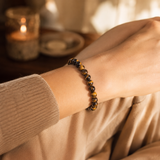 Golden Tiger's Eye Beaded Men's Bracelet
