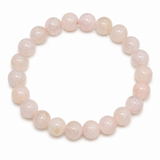 Blush Sunstone Beaded Men's Bracelet