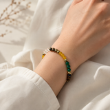 Ocean Mosaic Men's Beaded Bracelet