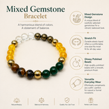 Ocean Mosaic Men's Beaded Bracelet