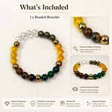 Ocean Mosaic Men's Beaded Bracelet