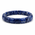 Midnight Blue Grid Men's Cuff Bracelet