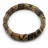 Camo Jasper Grid Men's Cuff Bracelet