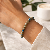 Spectrum Colour-Block Men's Beaded Bracelet