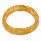 Amber Grid Statement Men's Cuff Bracelet