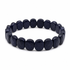 Navy Coin-Bead Men's Bracelet